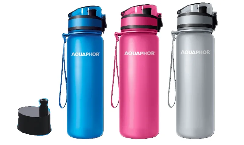 בקבוק מים לטיולים/אימונים עם פילטר